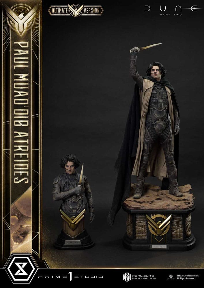 Dune: Part Two statuette Real Elite Masterline Series 1/3 Paul Atreides Ultimate Verison 90 cm