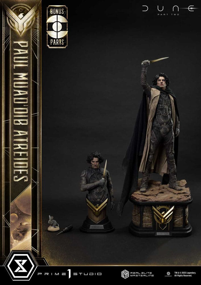 Dune: Part Two statuette Real Elite Masterline Series 1/3 Paul Atreides Ultimate Bonus Version 90 cm