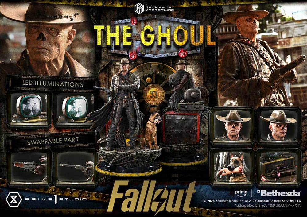 Fallout (TV Series) statuette Real Elite Masterline Series 1/4 The Ghoul 64 cm