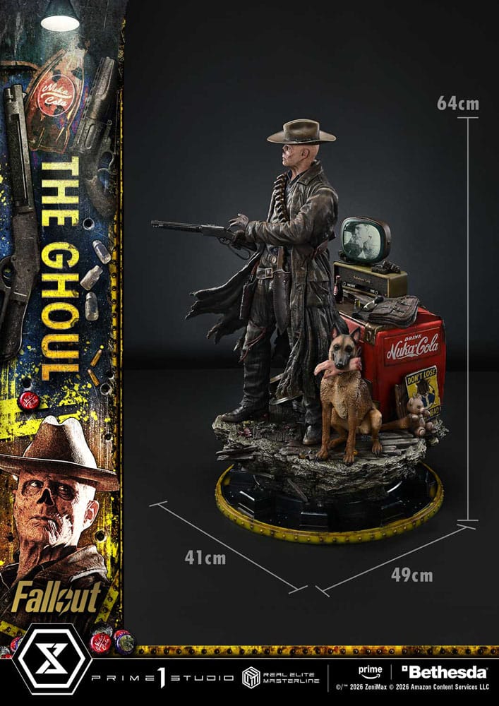 Fallout (TV Series) statuette Real Elite Masterline Series 1/4 The Ghoul Deluxe Version 64 cm