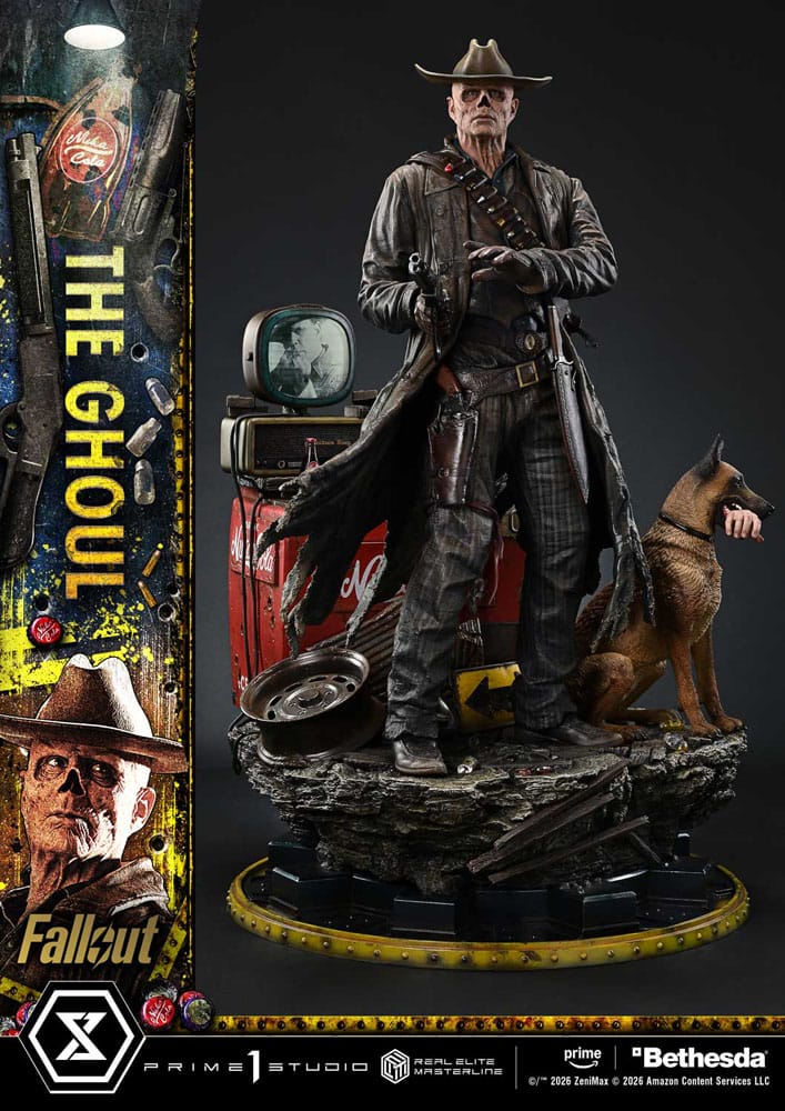 Fallout (TV Series) statuette Real Elite Masterline Series 1/4 The Ghoul Deluxe Version 64 cm