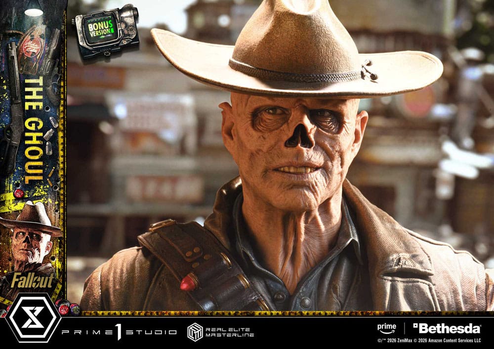 Fallout (TV Series) statuette Real Elite Masterline Series 1/4 The Ghoul DX Bonus Version 64 cm