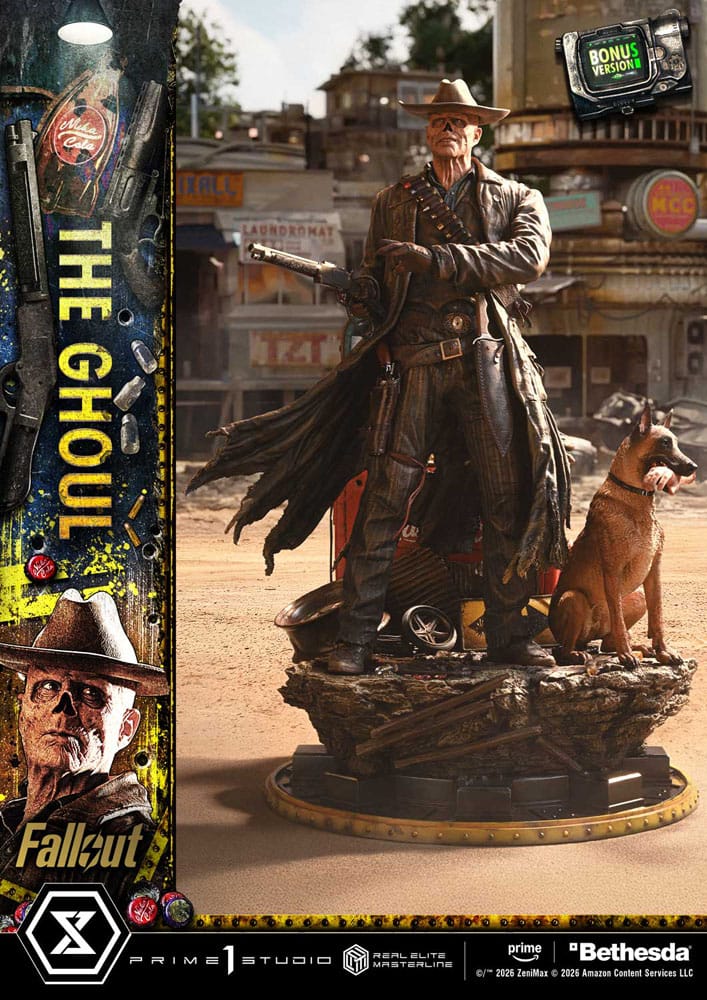 Fallout (TV Series) statuette Real Elite Masterline Series 1/4 The Ghoul DX Bonus Version 64 cm