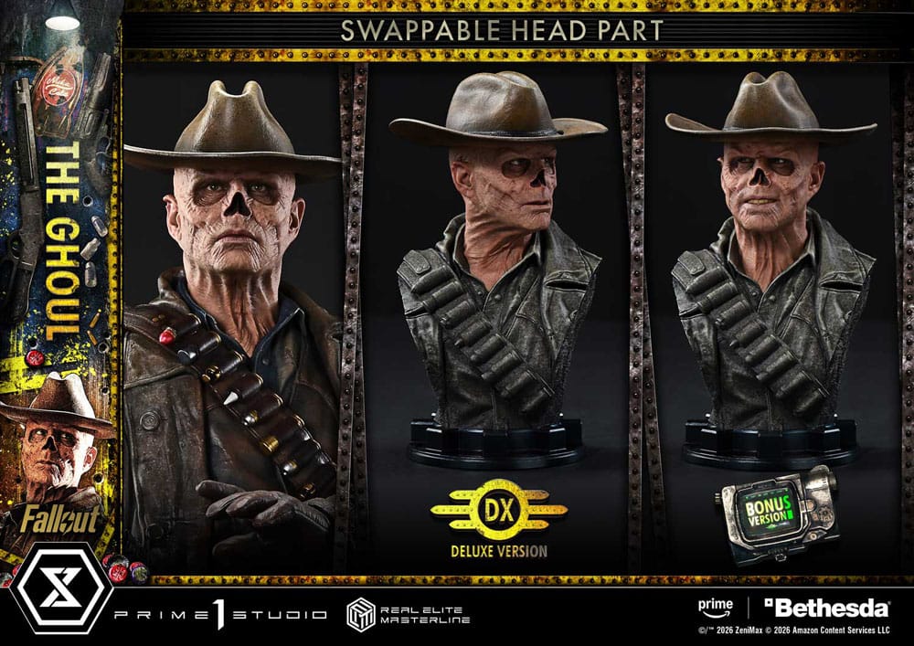 Fallout (TV Series) statuette Real Elite Masterline Series 1/4 The Ghoul DX Bonus Version 64 cm