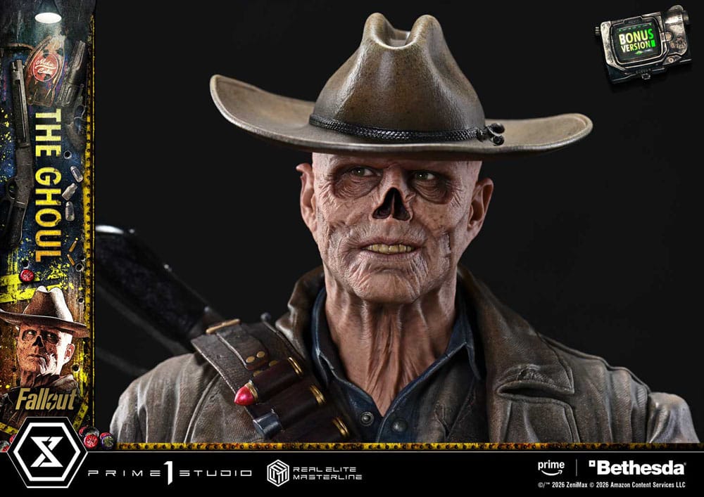 Fallout (TV Series) statuette Real Elite Masterline Series 1/4 The Ghoul DX Bonus Version 64 cm