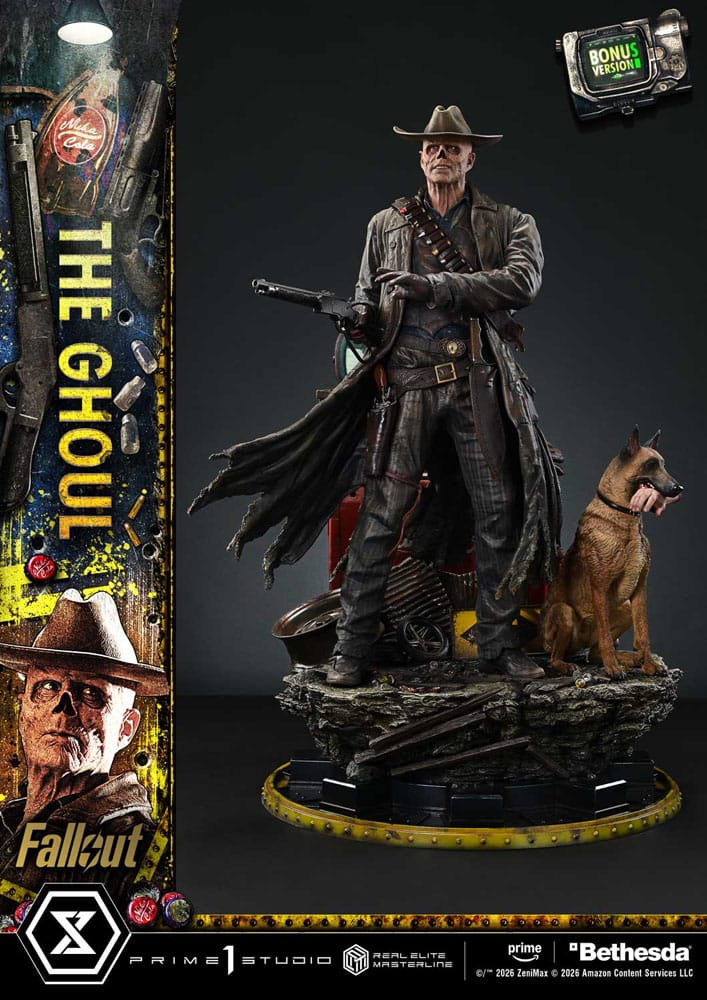 Fallout (TV Series) statuette Real Elite Masterline Series 1/4 The Ghoul DX Bonus Version 64 cm