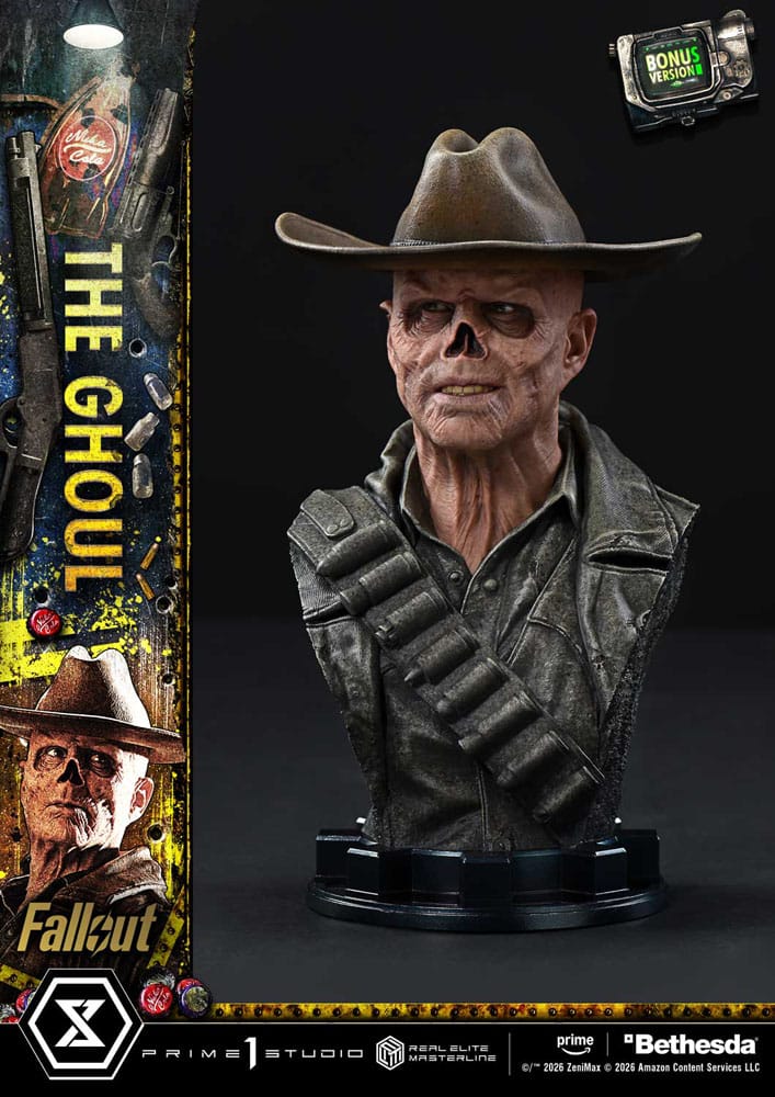 Fallout (TV Series) statuette Real Elite Masterline Series 1/4 The Ghoul DX Bonus Version 64 cm