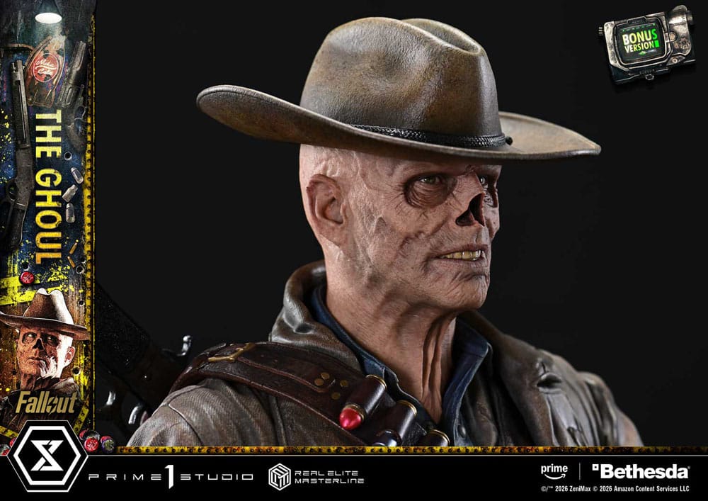 Fallout (TV Series) statuette Real Elite Masterline Series 1/4 The Ghoul DX Bonus Version 64 cm