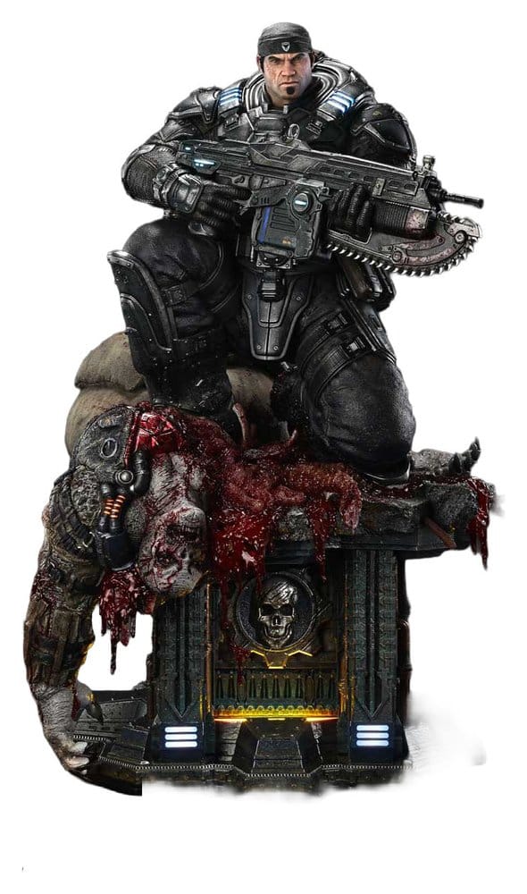 Gears of War: Reloaded statuette Real Elite Masterline Series 1/3 Marcus Fenix Ultimate Version 97 cm