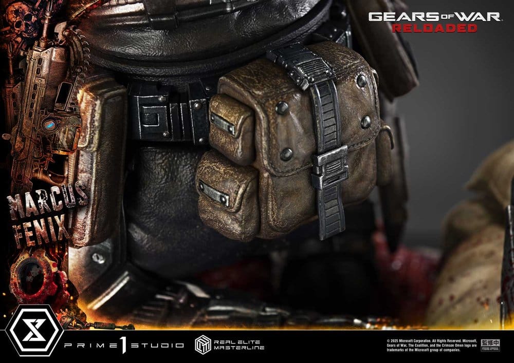 Gears of War: Reloaded statuette Real Elite Masterline Series 1/3 Marcus Fenix Ultimate Version 97 cm