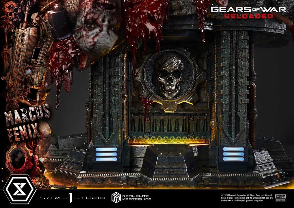 Gears of War: Reloaded statuette Real Elite Masterline Series 1/3 Marcus Fenix Ultimate Version 97 cm