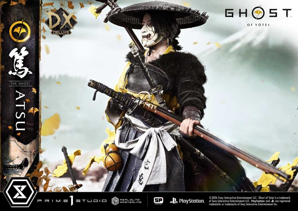 Ghost of Yotei Real Elite Masterline Statue 1/4 Atsu DX Bonus Version 59 cm