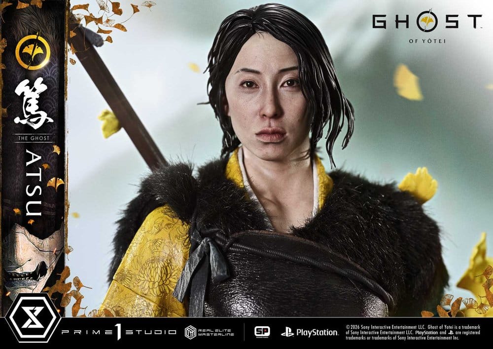 Ghost of Yotei Real Elite Masterline Statue 1/4 Atsu DX Bonus Version 59 cm