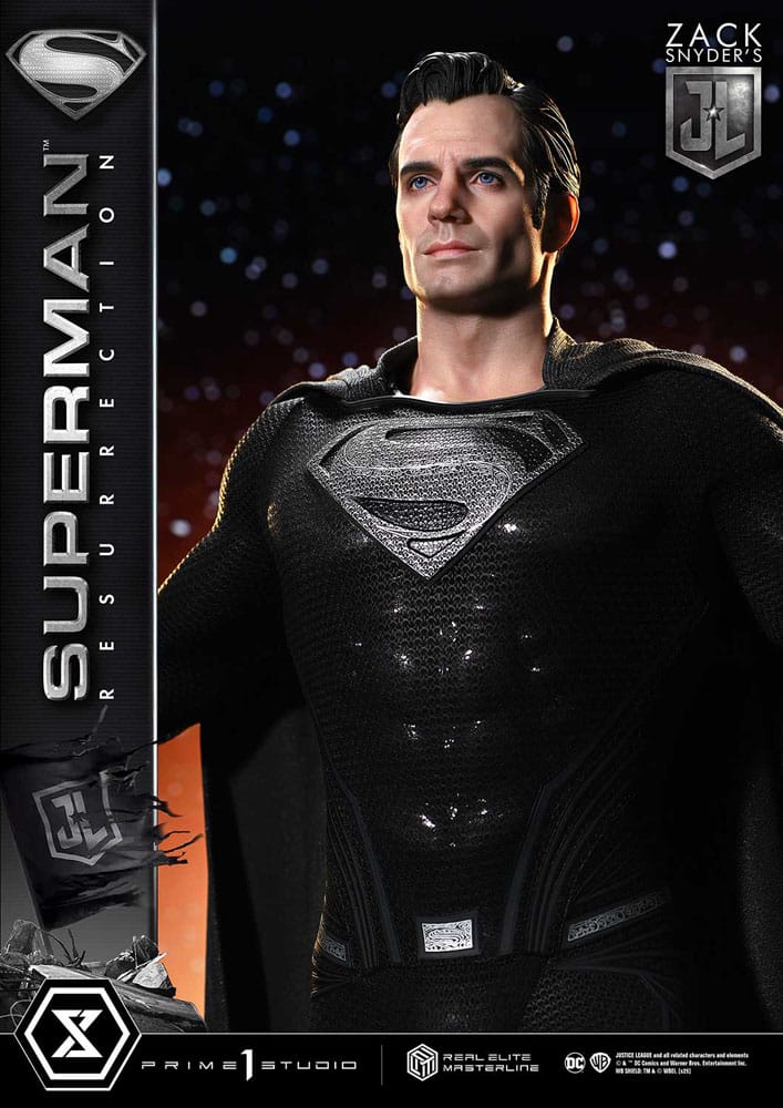 Zack Snyder's Justice League statuette Real Elite Masterline Series 1/3 Superman Resurrection Deluxe Ver. 95 cm