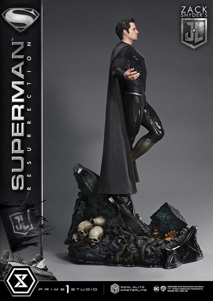 Zack Snyder's Justice League statuette Real Elite Masterline Series 1/3 Superman Resurrection Deluxe Ver. 95 cm