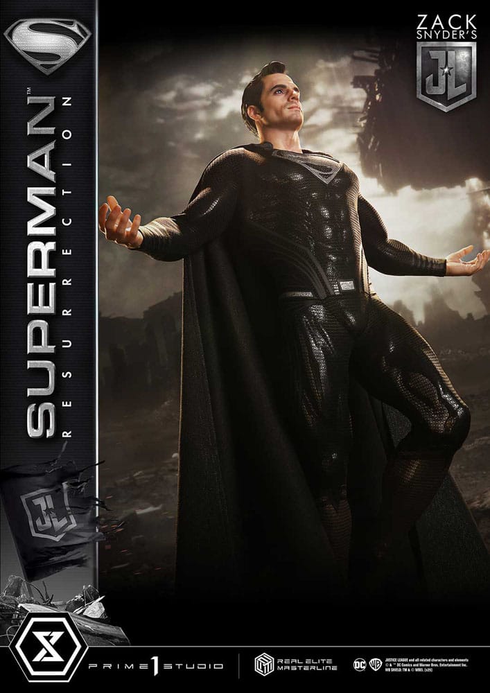 Zack Snyder's Justice League statuette Real Elite Masterline Series 1/3 Superman Resurrection Deluxe Ver. 95 cm