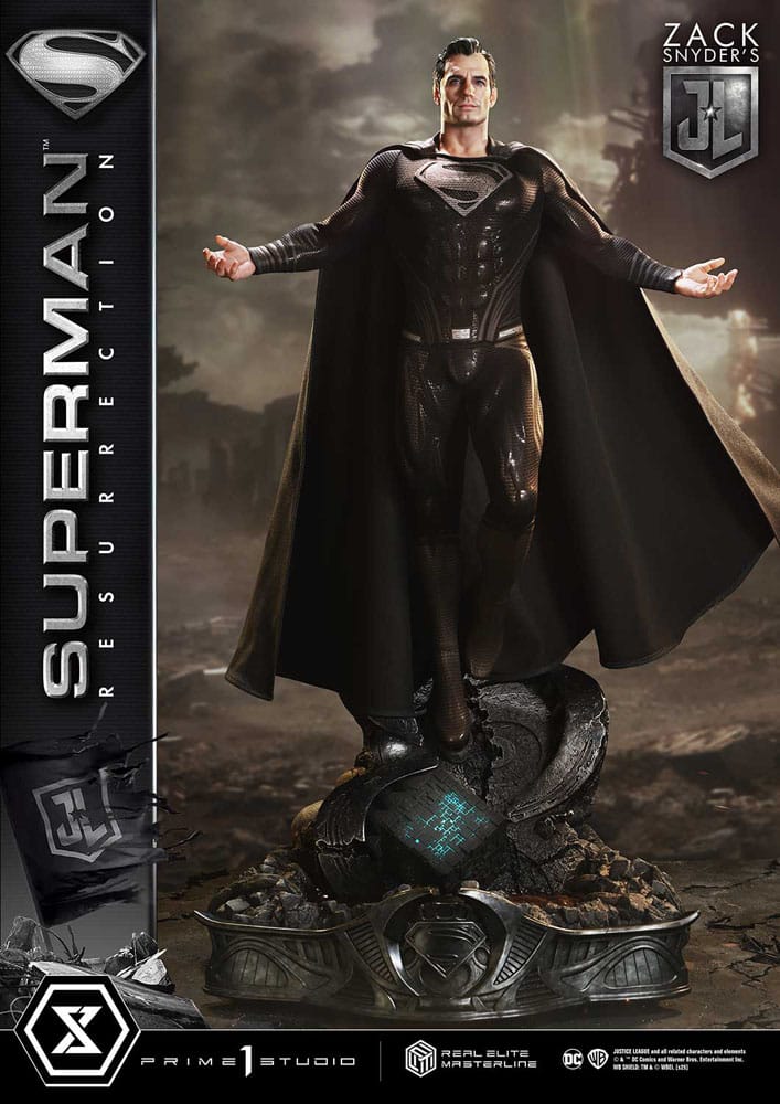 Zack Snyder's Justice League statuette Real Elite Masterline Series 1/3 Superman Resurrection Deluxe Ver. 95 cm