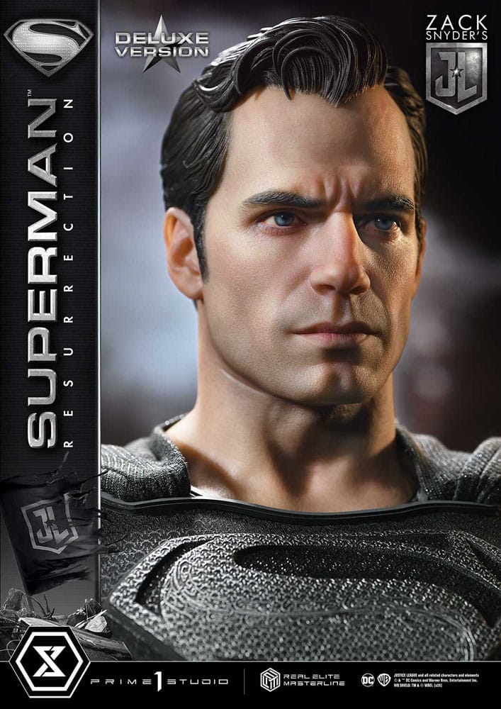 Zack Snyder's Justice League statuette Real Elite Masterline Series 1/3 Superman Resurrection Deluxe Ver. 95 cm