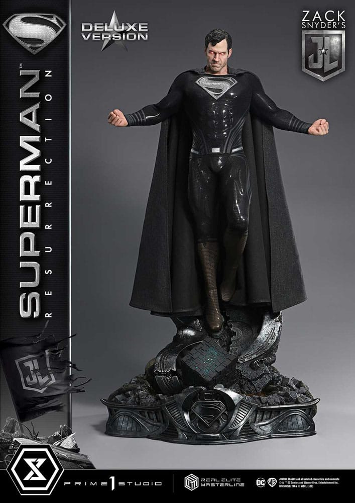 Zack Snyder's Justice League statuette Real Elite Masterline Series 1/3 Superman Resurrection Deluxe Ver. 95 cm