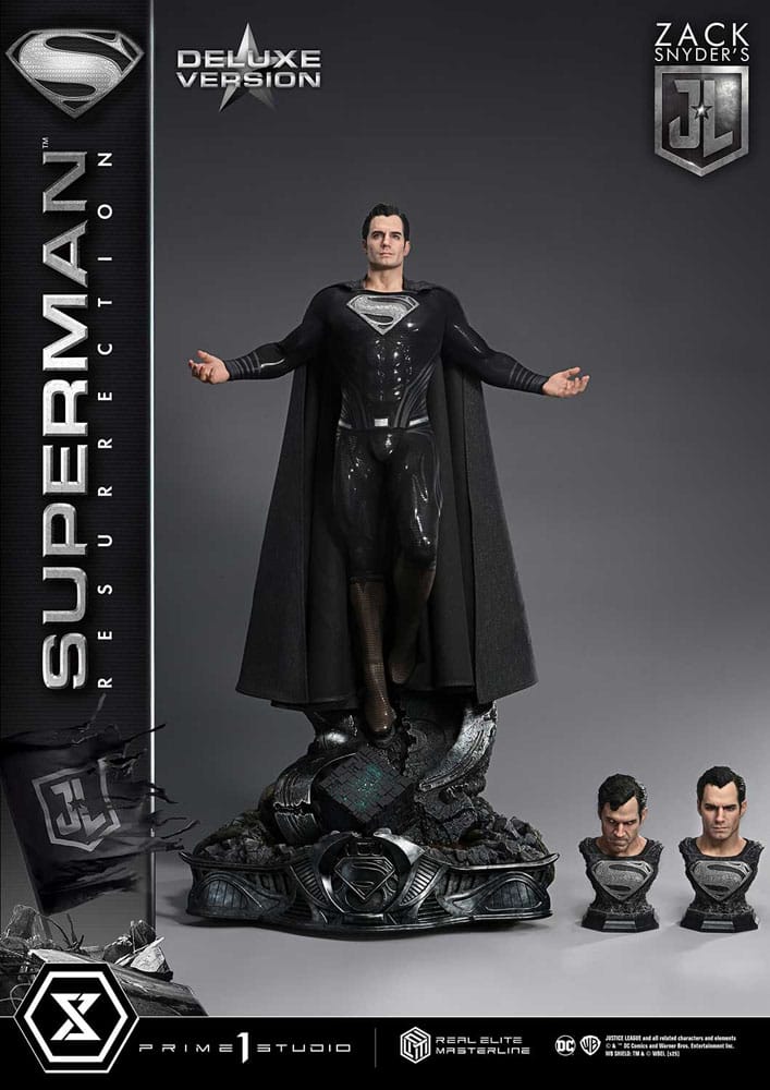 Zack Snyder's Justice League statuette Real Elite Masterline Series 1/3 Superman Resurrection Deluxe Ver. 95 cm