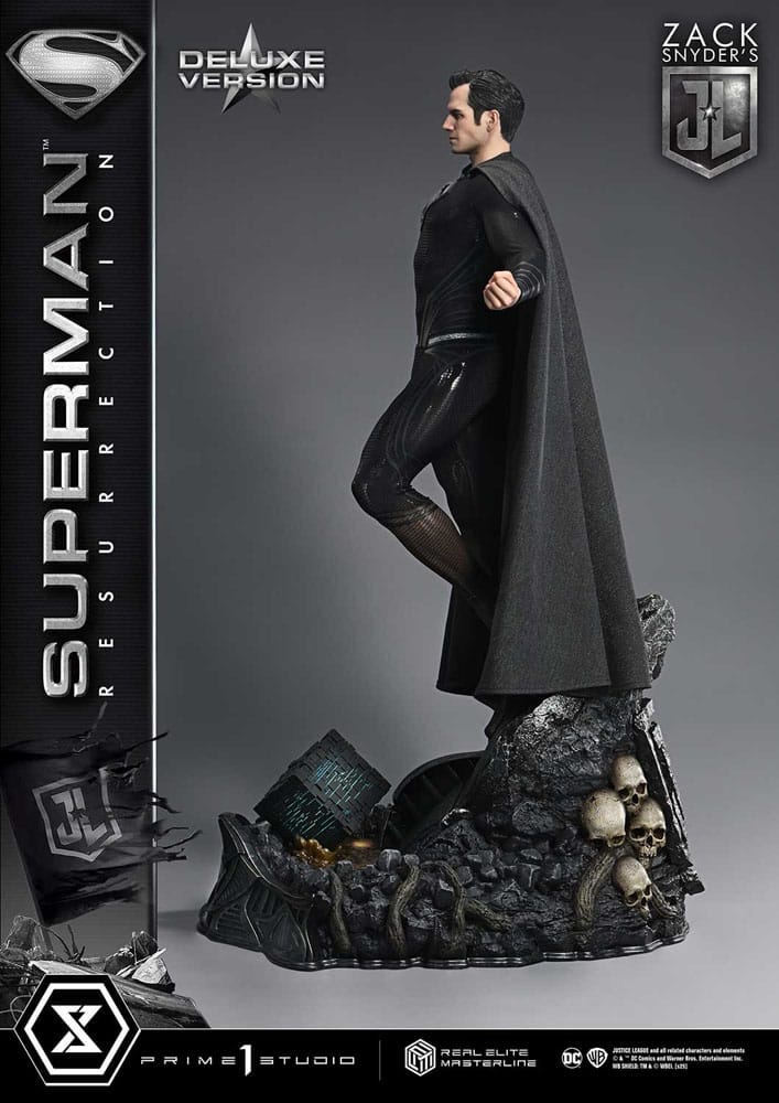 Zack Snyder's Justice League statuette Real Elite Masterline Series 1/3 Superman Resurrection Deluxe Ver. 95 cm
