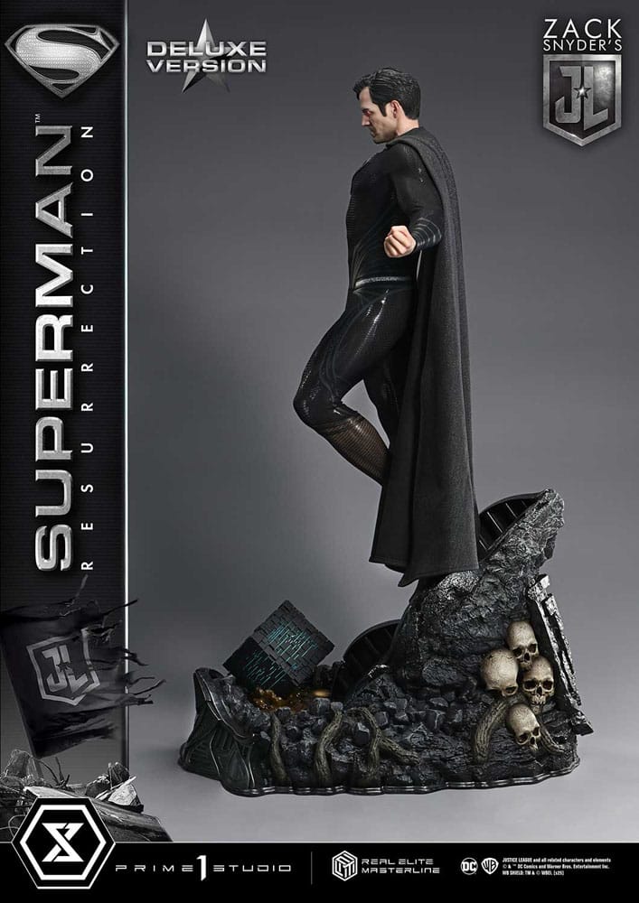 Zack Snyder's Justice League statuette Real Elite Masterline Series 1/3 Superman Resurrection Deluxe Ver. 95 cm