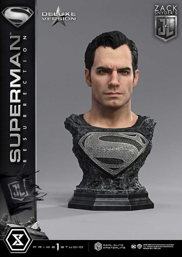 Zack Snyder's Justice League statuette Real Elite Masterline Series 1/3 Superman Resurrection Deluxe Ver. 95 cm