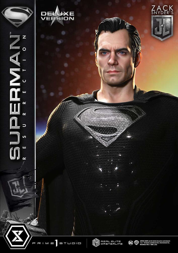 Zack Snyder's Justice League statuette Real Elite Masterline Series 1/3 Superman Resurrection Deluxe Ver. 95 cm
