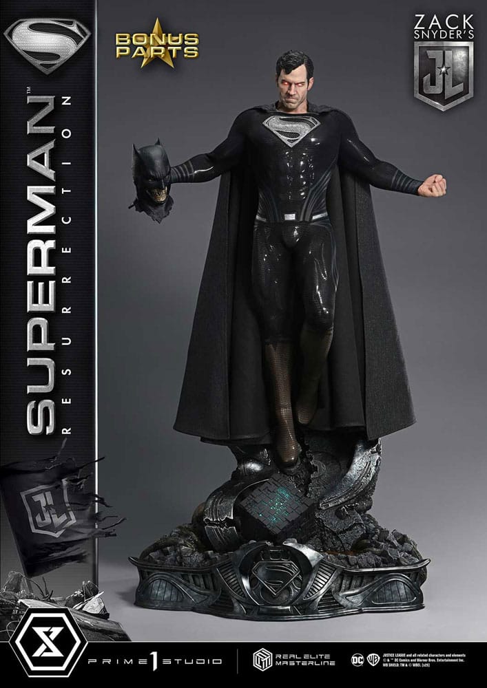 Zack Snyder's Justice League statuette Real Elite Masterline Series 1/3 Superman Resurrection Deluxe Bonus Ver. 95 cm