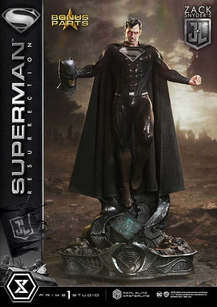 Zack Snyder's Justice League statuette Real Elite Masterline Series 1/3 Superman Resurrection Deluxe Bonus Ver. 95 cm
