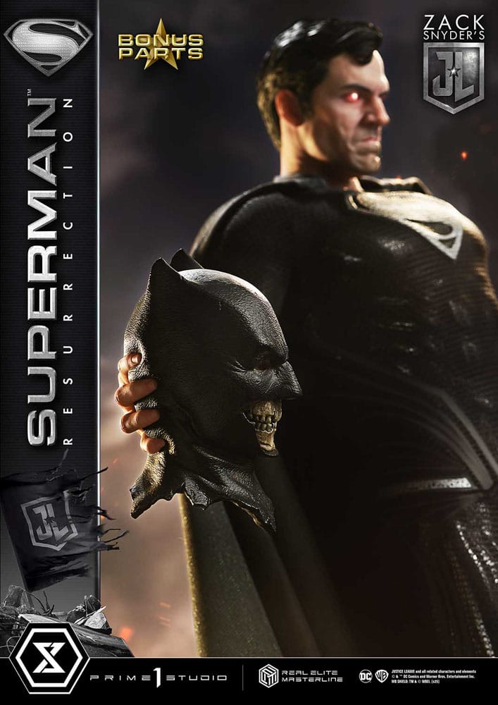 Zack Snyder's Justice League statuette Real Elite Masterline Series 1/3 Superman Resurrection Deluxe Bonus Ver. 95 cm