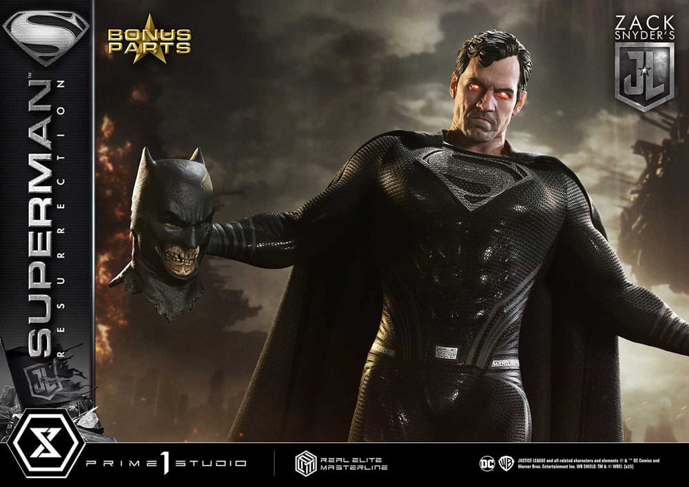 Zack Snyder's Justice League statuette Real Elite Masterline Series 1/3 Superman Resurrection Deluxe Bonus Ver. 95 cm