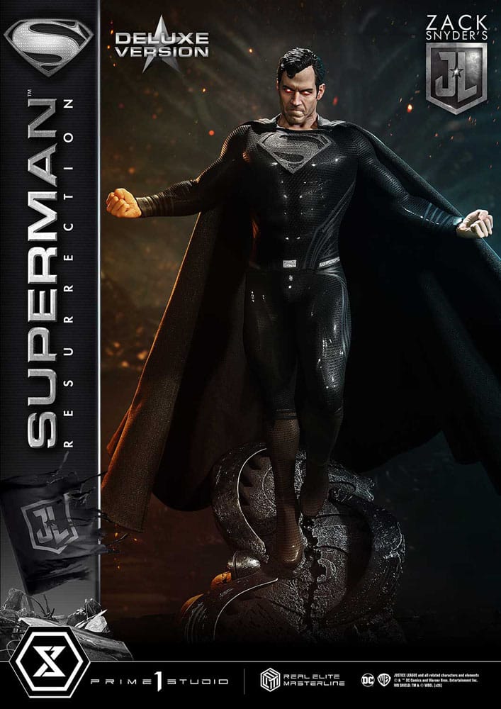 Zack Snyder's Justice League statuette Real Elite Masterline Series 1/3 Superman Resurrection Deluxe Bonus Ver. 95 cm