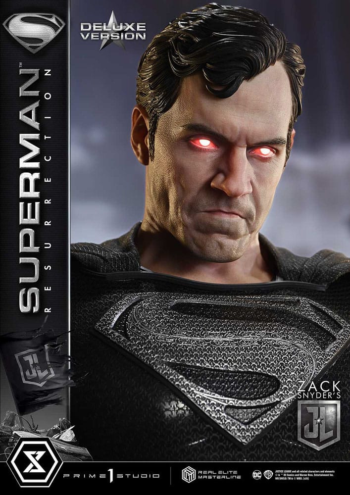 Zack Snyder's Justice League statuette Real Elite Masterline Series 1/3 Superman Resurrection Deluxe Bonus Ver. 95 cm