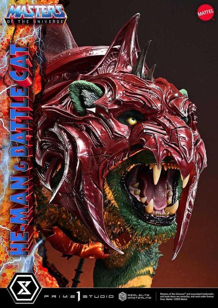 Masters of the Universe statuette Real Elite Masterline Series 1/4 He-Man & Battle Cat 86 cm