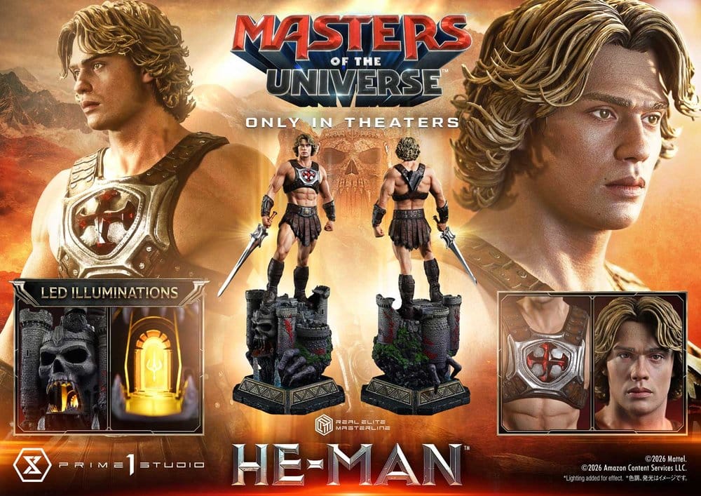 Masters of the Universe (2026 Film) Real Elite Masterline Series Statue 1/3 He-Man 93 cm