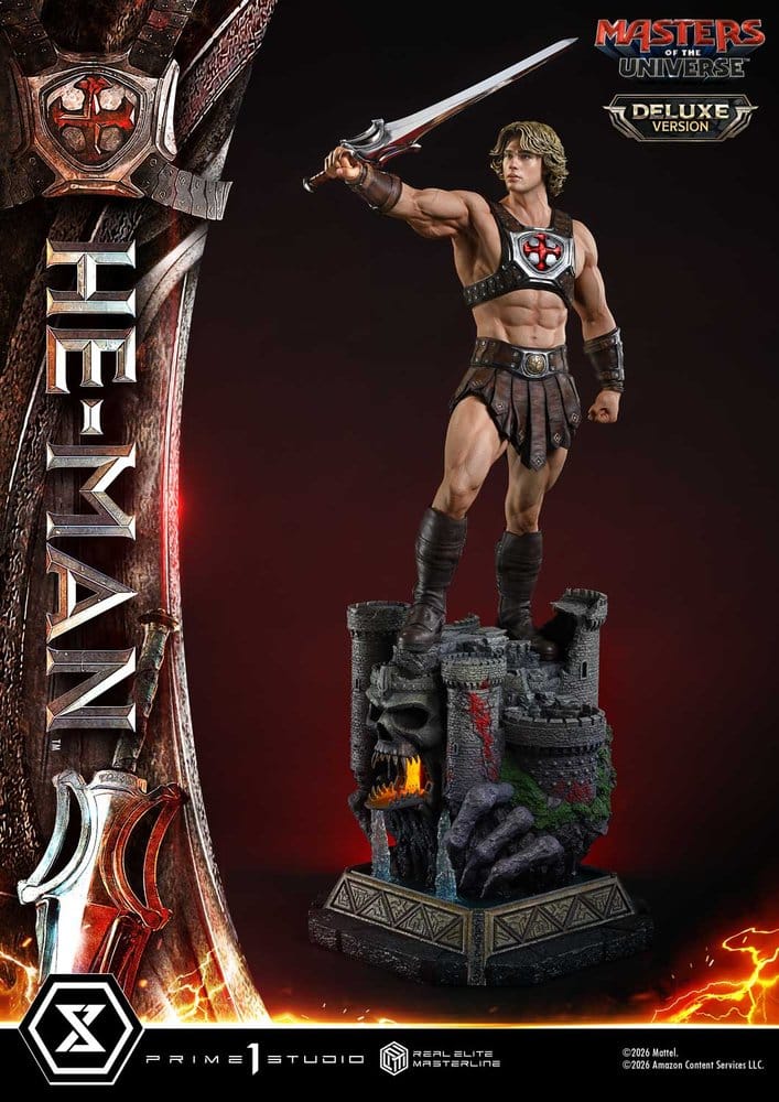 Masters of the Universe (2026 Film) Real Elite Masterline Series Statue 1/3 He-Man Deluxe Version 117 cm