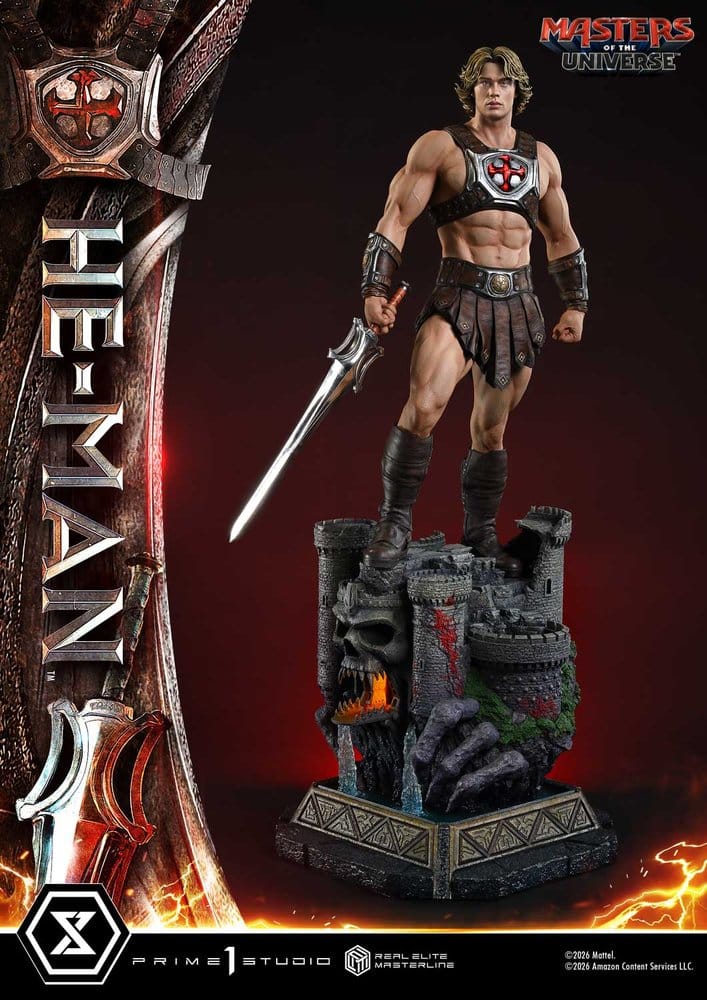Masters of the Universe (2026 Film) Real Elite Masterline Series Statue 1/3 He-Man Deluxe Version 117 cm