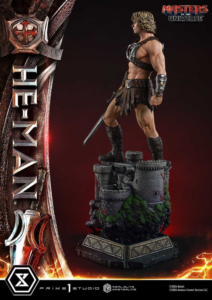 Masters of the Universe (2026 Film) Real Elite Masterline Series Statue 1/3 He-Man Deluxe Version 117 cm