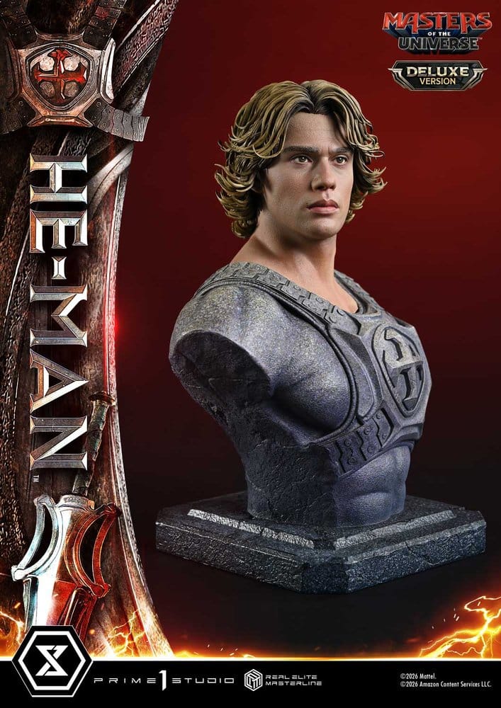 Masters of the Universe (2026 Film) Real Elite Masterline Series Statue 1/3 He-Man Deluxe Version 117 cm