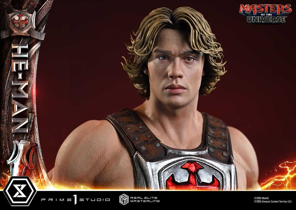 Masters of the Universe (2026 Film) Real Elite Masterline Series Statue 1/3 He-Man Deluxe Version 117 cm