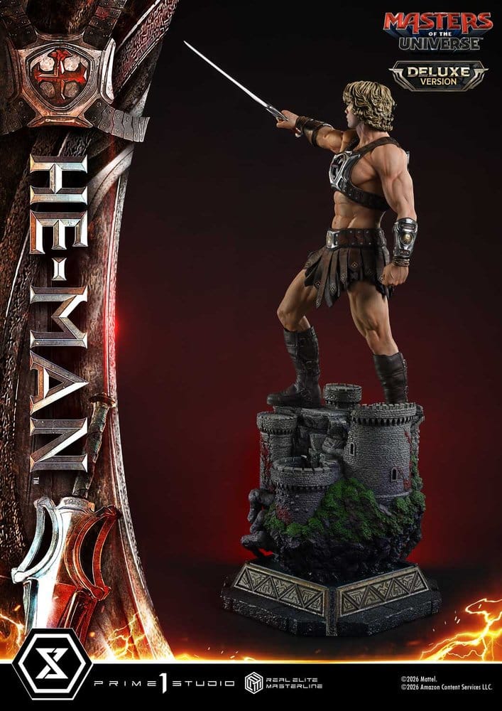 Masters of the Universe (2026 Film) Real Elite Masterline Series Statue 1/3 He-Man Deluxe Version 117 cm