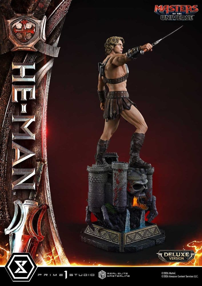 Masters of the Universe (2026 Film) Real Elite Masterline Series Statue 1/3 He-Man Deluxe Version 117 cm