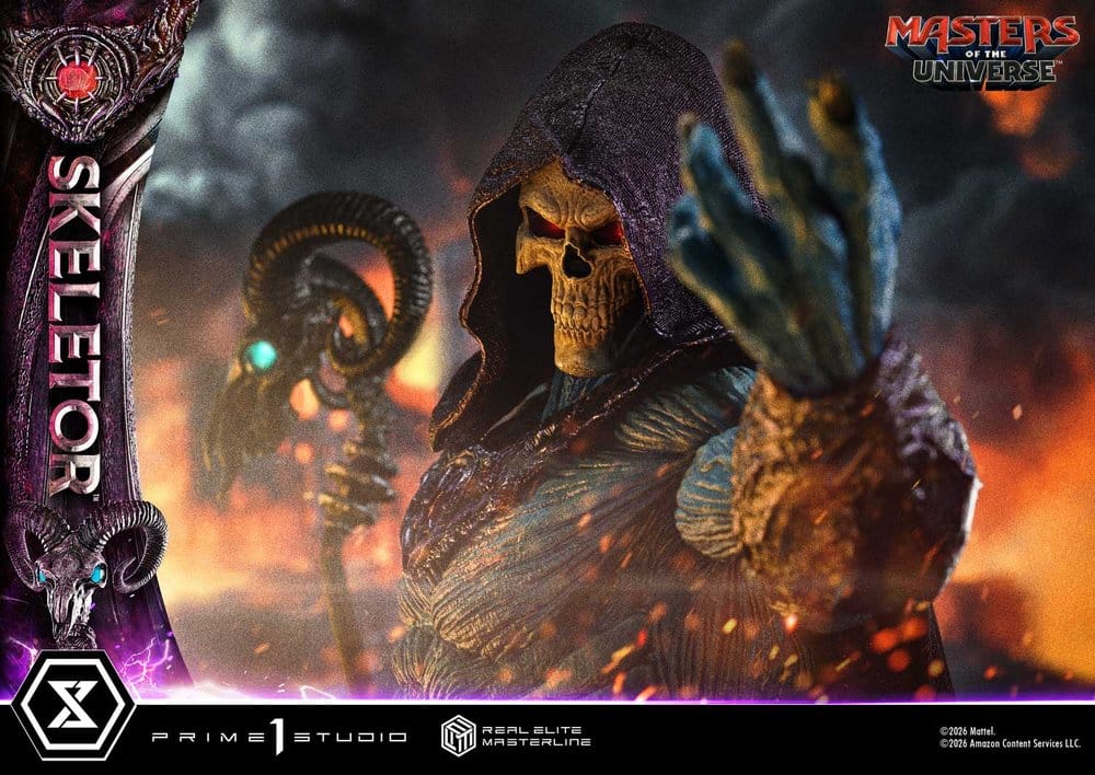 Les Maîtres de l'univers (2026 Film) Real Elite Masterline Series Statue 1/3 Skeletor 95 cm