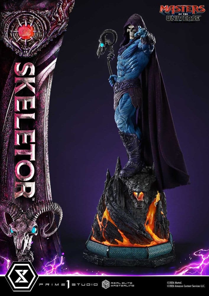 Les Maîtres de l'univers (2026 Film) Real Elite Masterline Series Statue 1/3 Skeletor 95 cm
