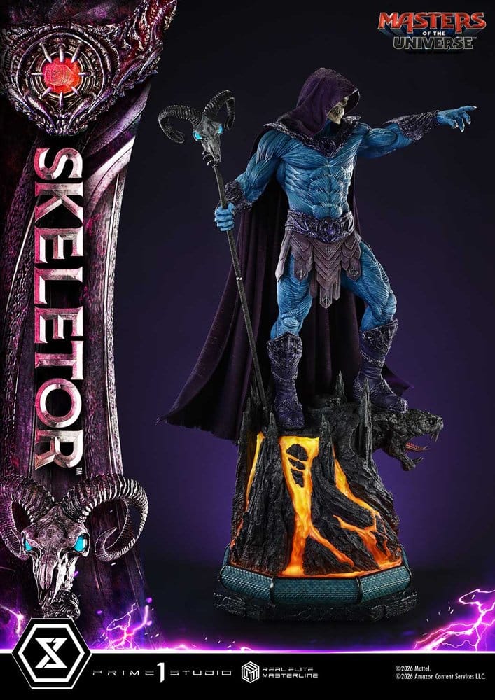Les Maîtres de l'univers (2026 Film) Real Elite Masterline Series Statue 1/3 Skeletor 95 cm