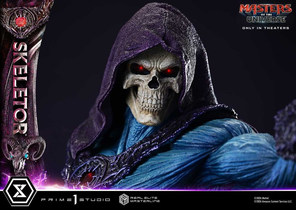 Les Maîtres de l'univers (2026 Film) Real Elite Masterline Series Statue 1/3 Skeletor 95 cm
