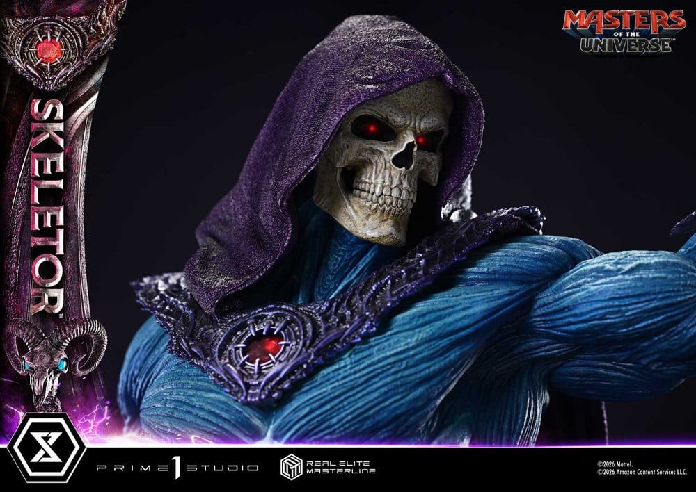 Les Maîtres de l'univers (2026 Film) Real Elite Masterline Series Statue 1/3 Skeletor 95 cm