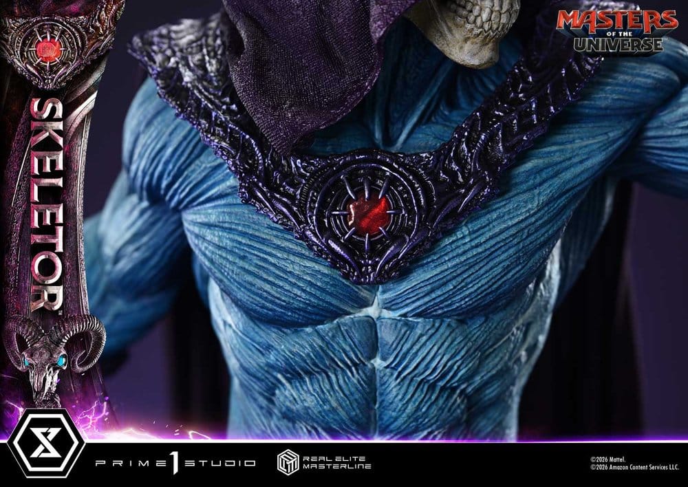 Les Maîtres de l'univers (2026 Film) Real Elite Masterline Series Statue 1/3 Skeletor 95 cm