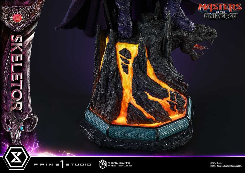 Les Maîtres de l'univers (2026 Film) Real Elite Masterline Series Statue 1/3 Skeletor Bonus Version 96 cm